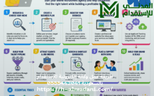 طريقة عمل وكالة إلكترونية للاستقدام بالسعودية 0555443041
