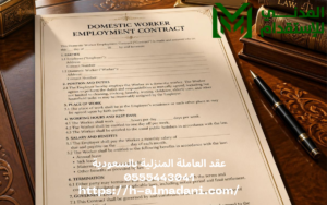عقد العاملة المنزلية بالسعودية 0555443041
