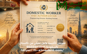 تفويض تأشيرة عامل منزلي من باكستان بالسعودية 0555443041